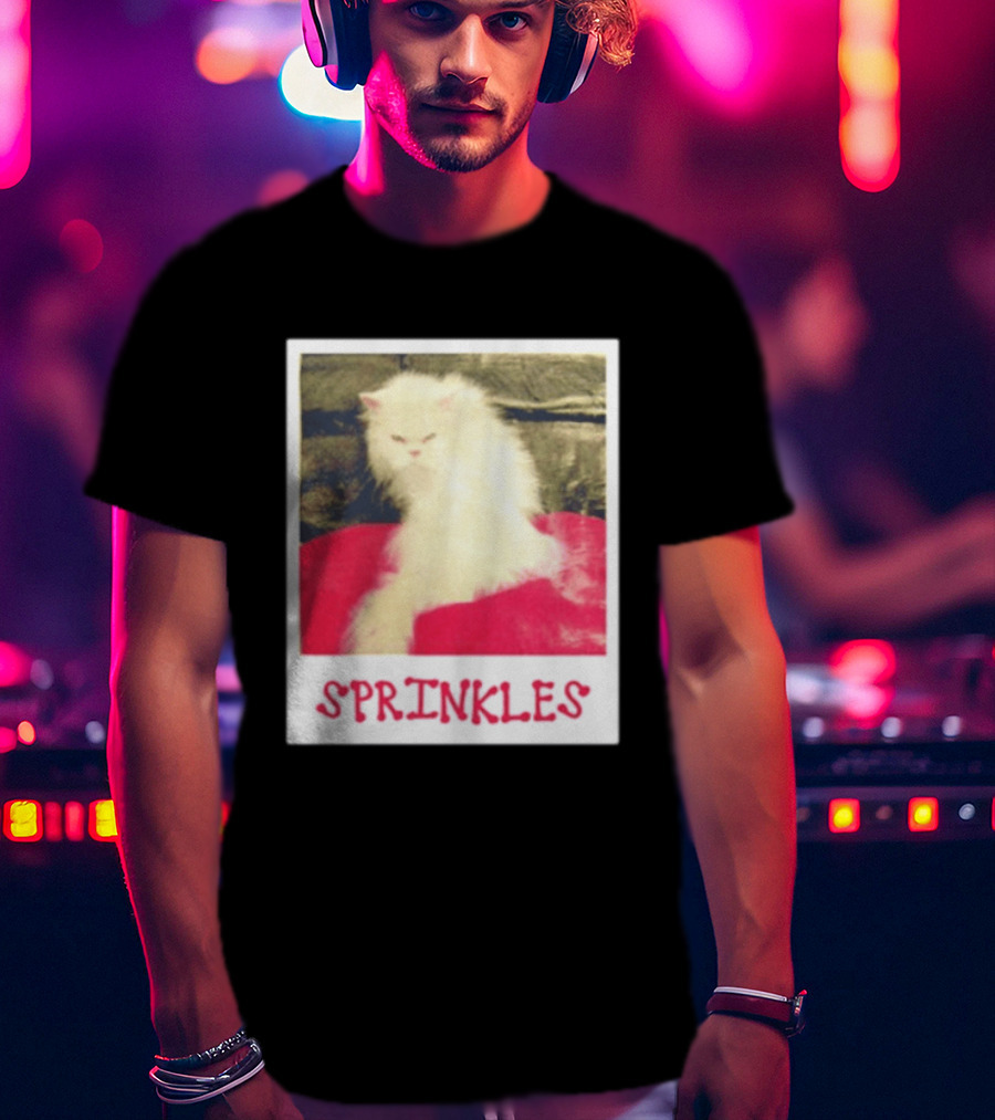 Sprinkles Polaroid Cat T-Shirt