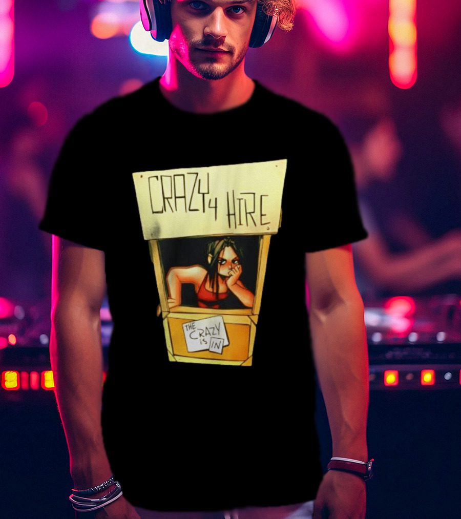 Nemi Montoya Crazy 4 Hire Comic Strip The Crazy Is T-Shirt