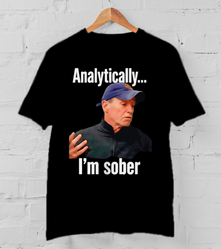 New York Knicks Analytically I'm Sober T-Shirt