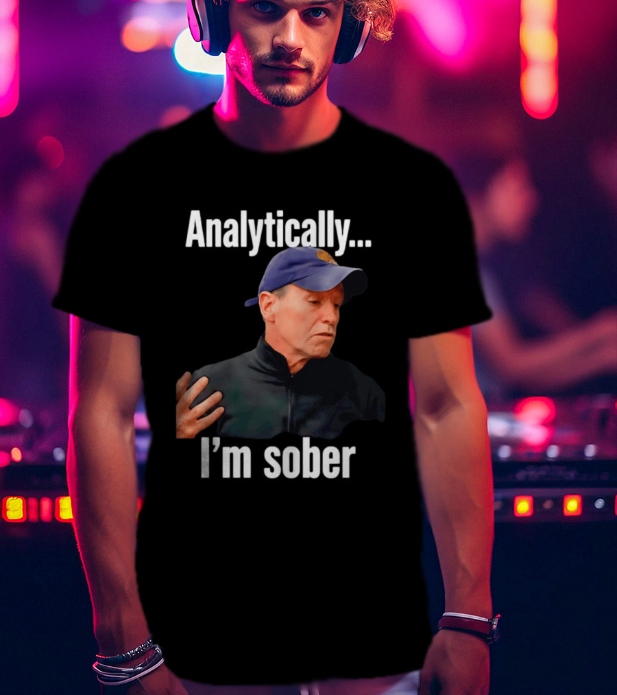 New York Knicks Analytically I'm Sober T-Shirt