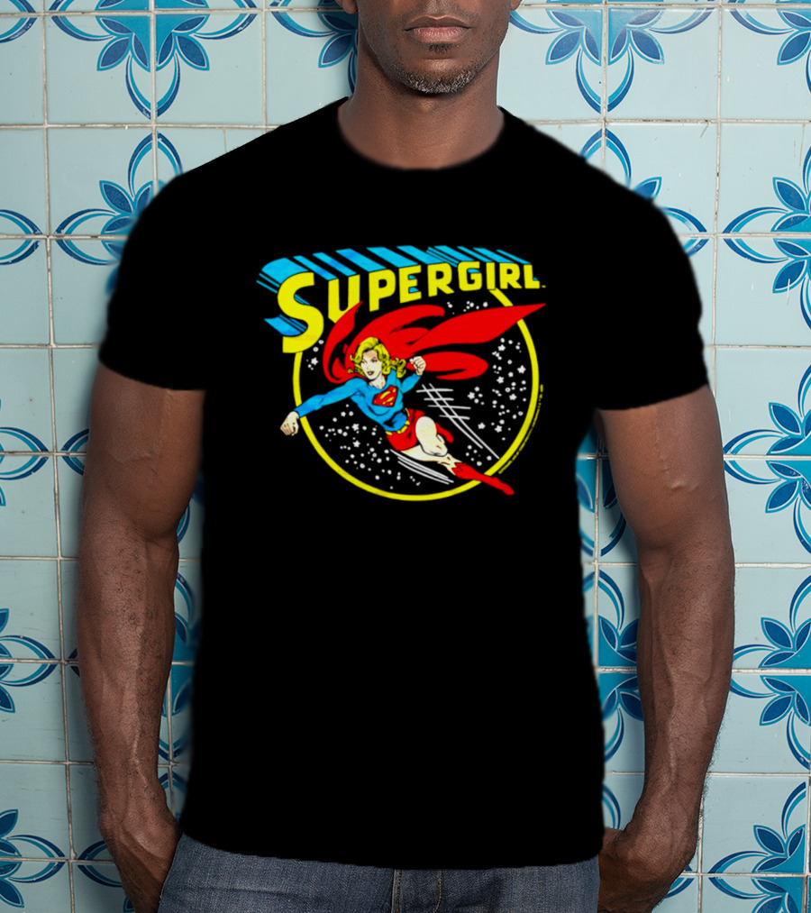 Supergirl Truth Justice Whatever Cartoon Superhero Flying Adventure T-Shirt