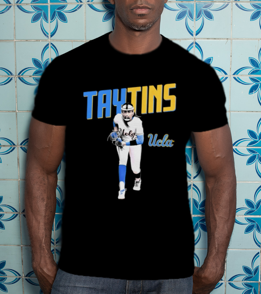 Taytins UCLA Bruins Softball Player T-Shirt