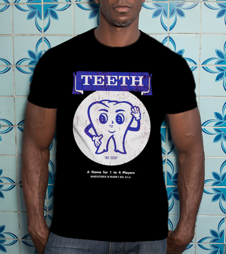 TEETH Mr. Grin Game For 1 To 4 Player T-Shirt