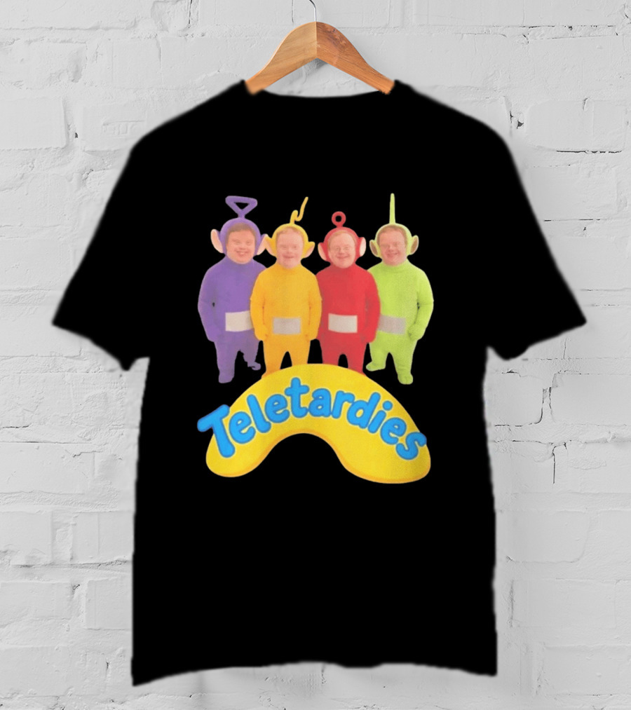 Teletardies Costume Characters Parody With Four T-Shirt