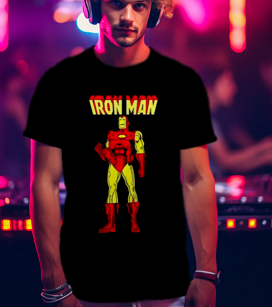 Iron Man Marvel Comics The Invincible Iconic Armor T-Shirt