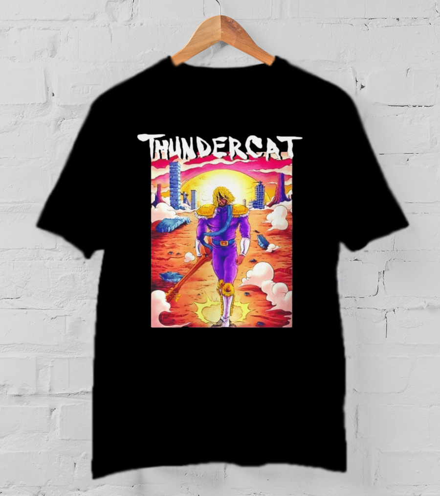 Thundercat It Is What It Is Tour 2021 Futuristic Warrior Desert Scene T-Shirt