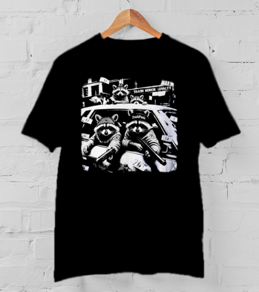 Trash Panda Gangster Raccoons Honor Loyalty RP T-Shirt