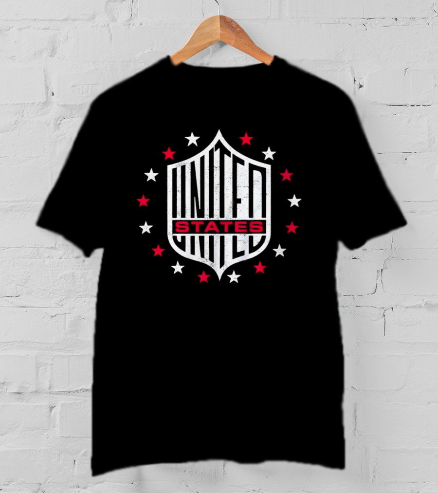 United States Shield Stars Fourth Of July Independence Day USA America T-Shirt