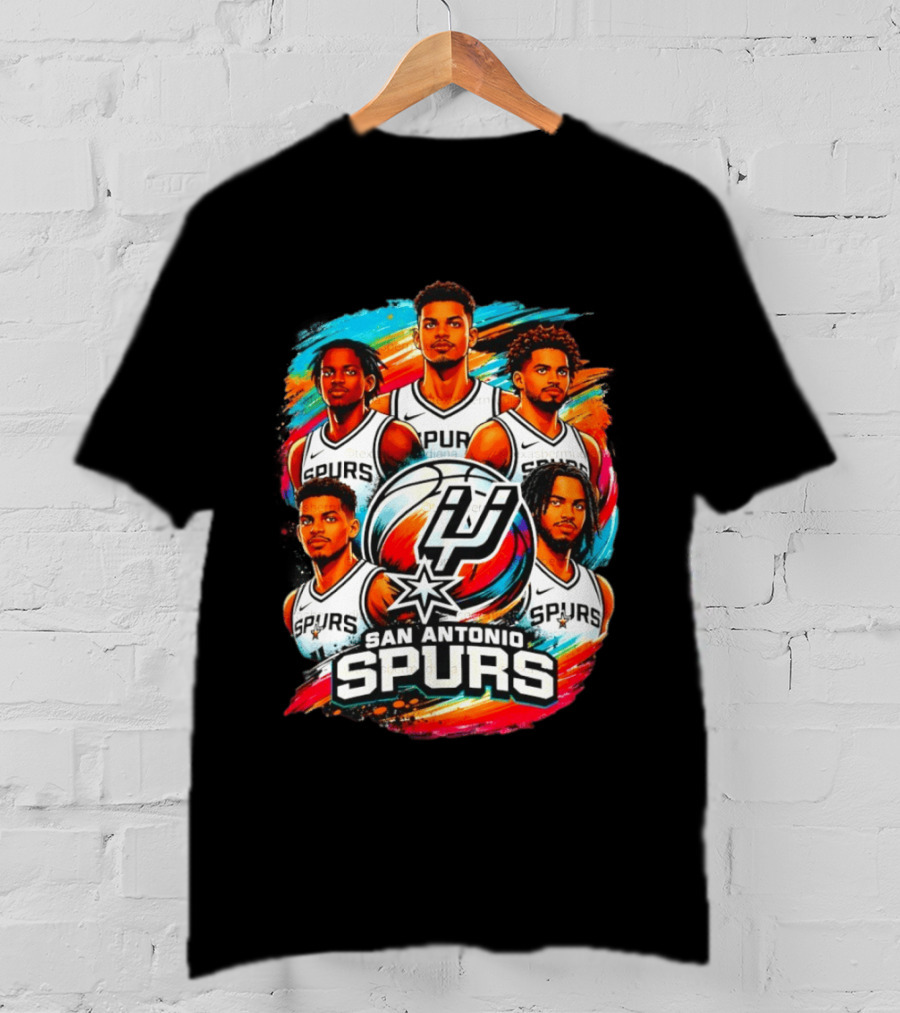 Victor Wembanyama San Antonio Spurs NBA Basketball 2026 Team Players T-Shirt