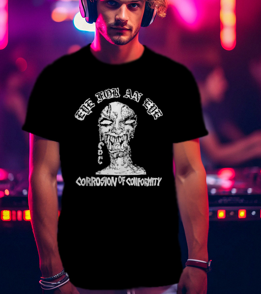Eye For An Eye Corrosion Of Conformity CoC Zombie T-Shirt