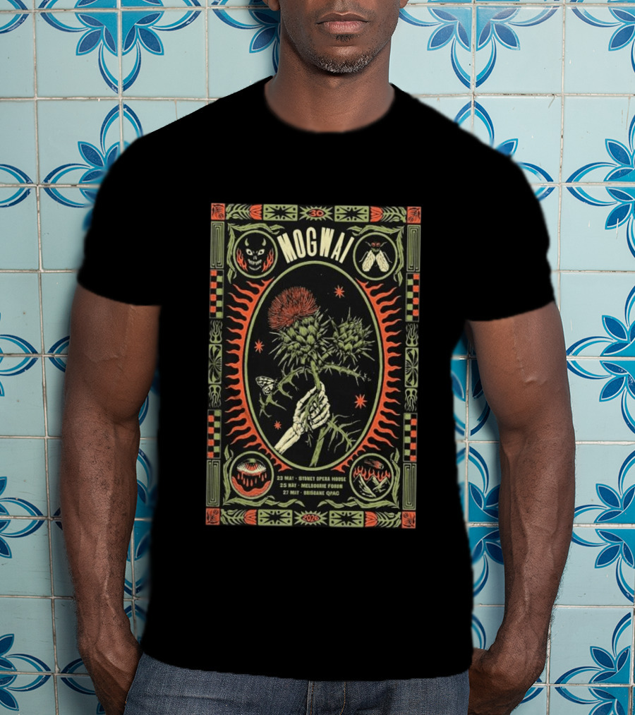 30 Years Of Mogwai 2026 Tour Sydney Opera House Melbourne Forum Brisbane QPAC T-Shirt