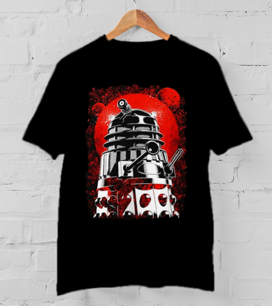 Dalek Doctor Who Science Fiction Alien Robot Villain TV Series Enemies T-Shirt