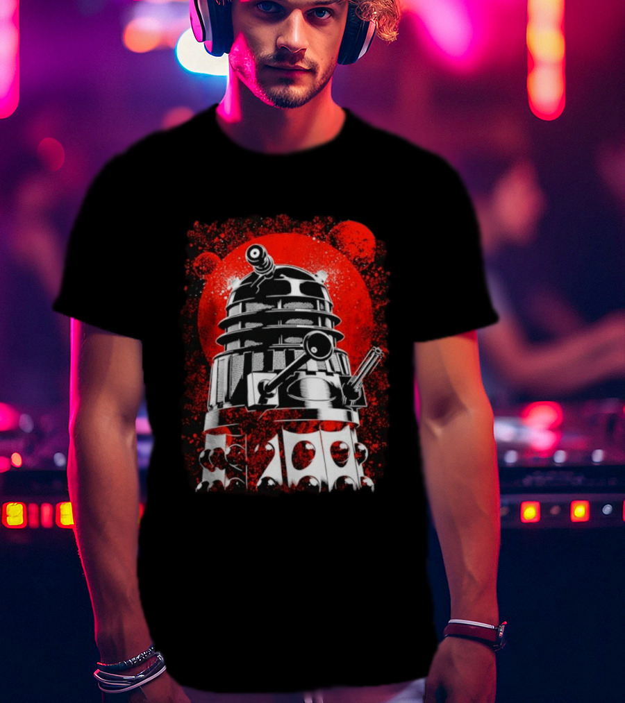 Dalek Doctor Who Science Fiction Alien Robot Villain TV Series Enemies T-Shirt