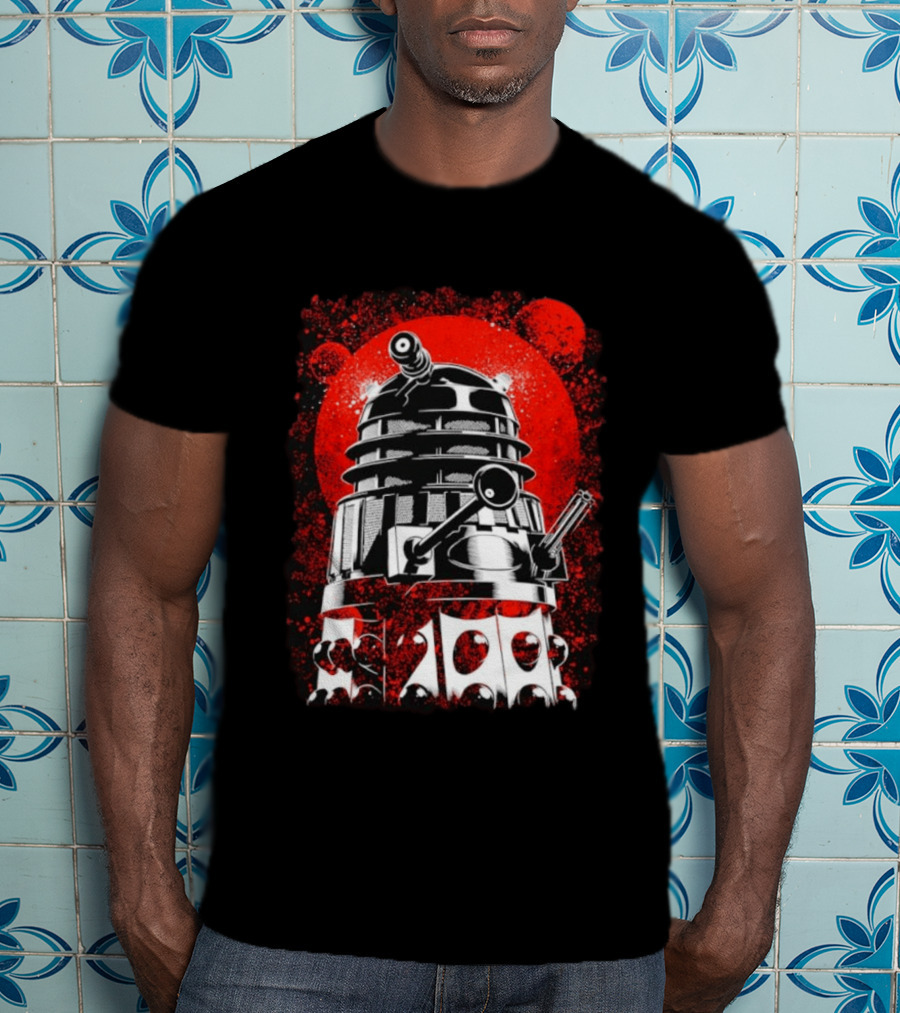Dalek Doctor Who Science Fiction Alien Robot Villain TV Series Enemies T-Shirt
