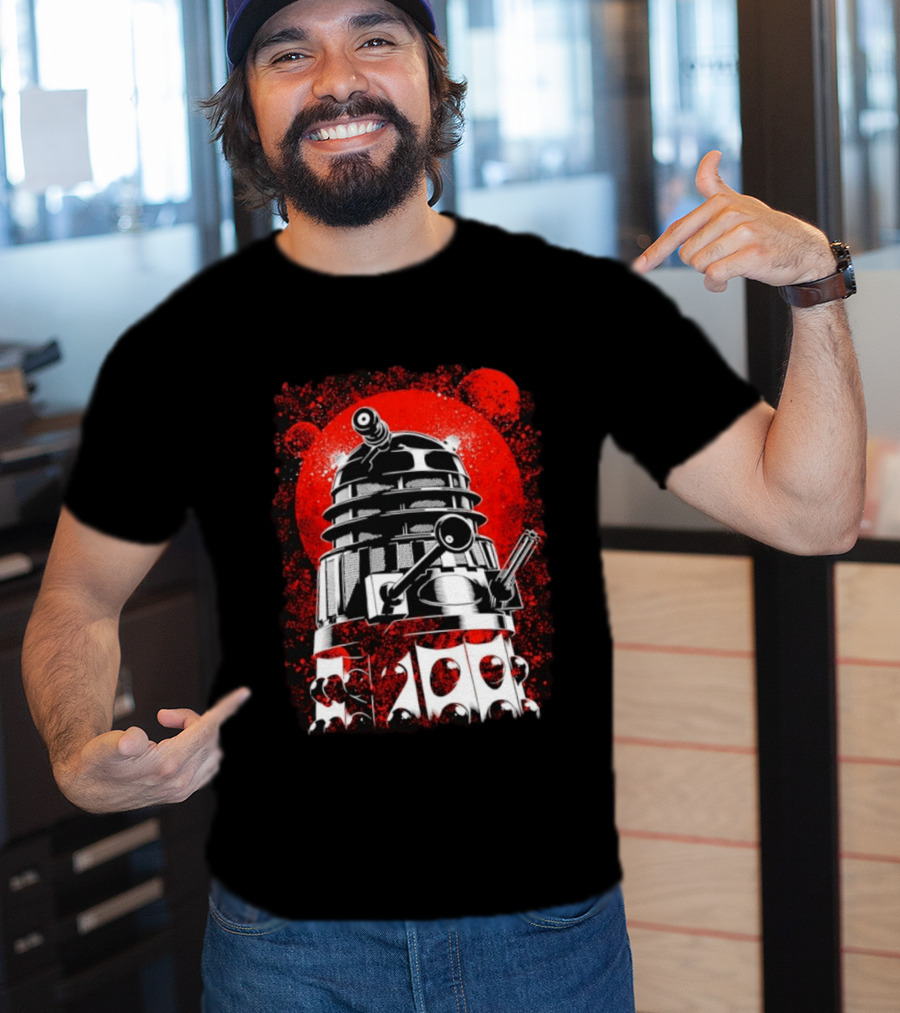 Dalek Doctor Who Science Fiction Alien Robot Villain TV Series Enemies T-Shirt