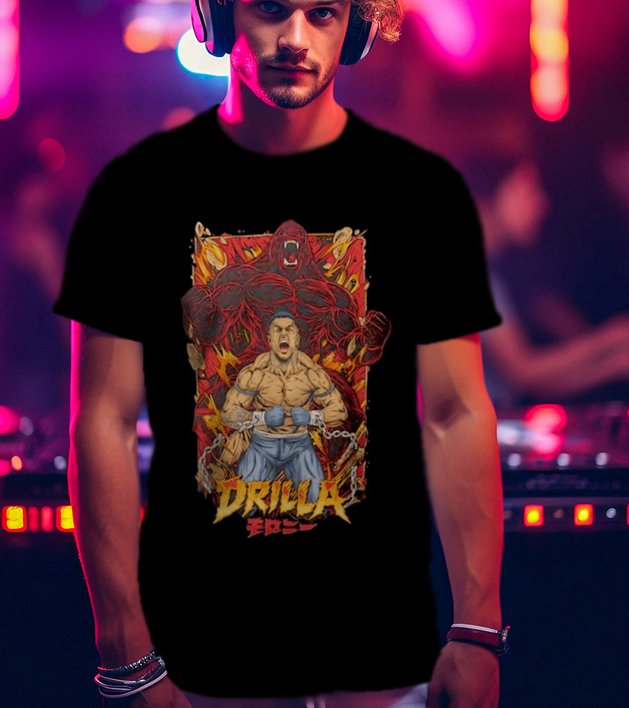 Drilla Gorilla Anthony Taylor Boxing MMA Warrior Explosion T-Shirt