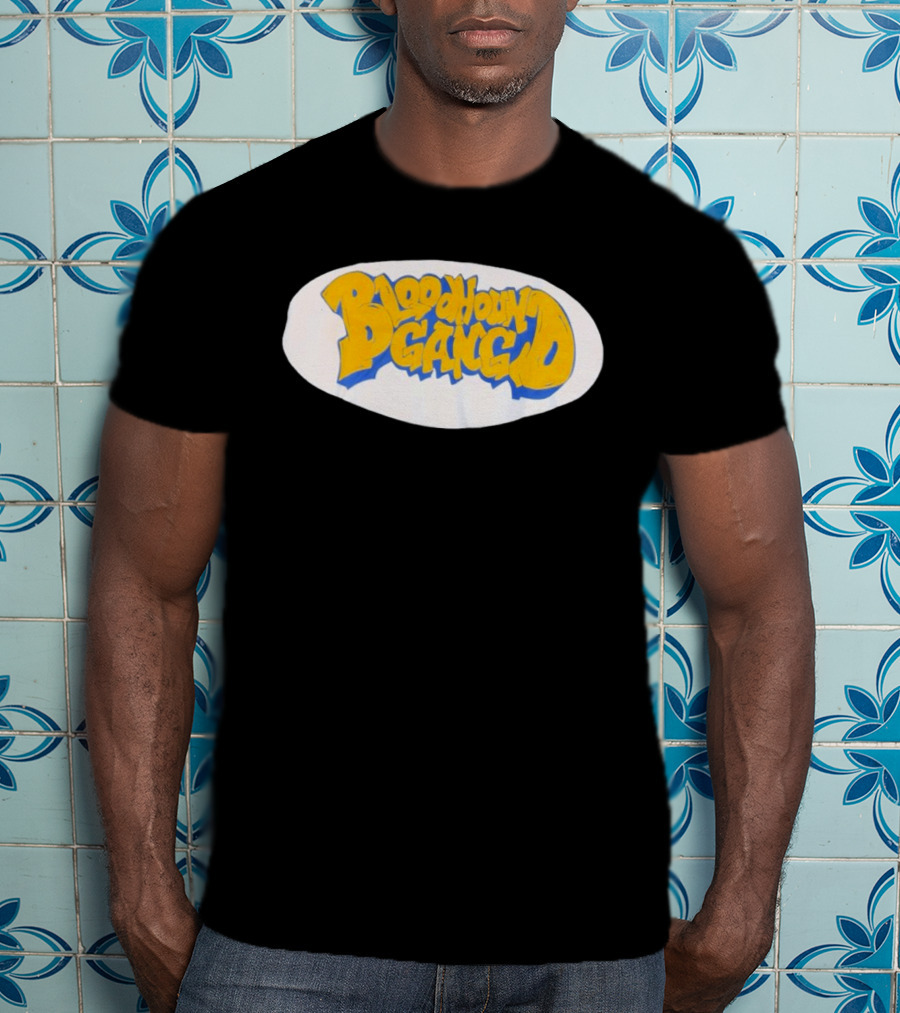 Bloodhound Gang Bold Yellow And Blue T-Shirt