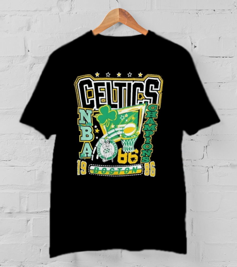 Celtics NBA Champions 1986 Boston '47 Collection T-Shirt