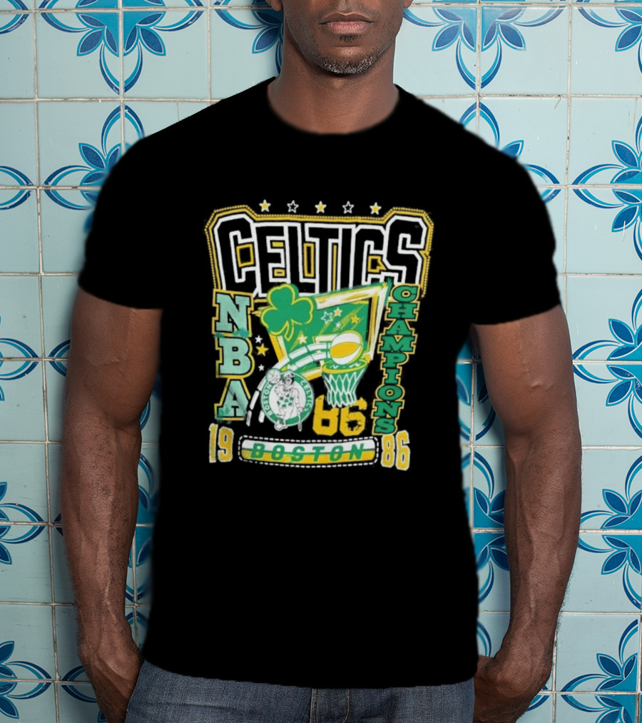 Celtics NBA Champions 1986 Boston '47 Collection T-Shirt