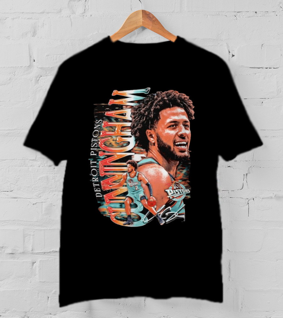 Cade Cunningham Detroit Pistons CUNNINGHAM Pistons T-Shirt