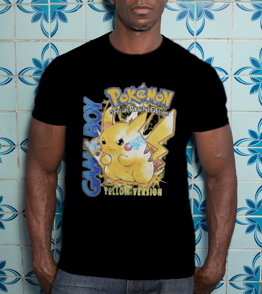 Game Boy Pokémon Special Pikachu Edition Yellow Version T-Shirt