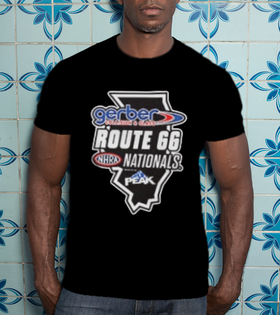 Chicago 2026 NHRA Gerber Collision & Glass Route 66 Nationals Peak Nitro Junkie T-Shirt