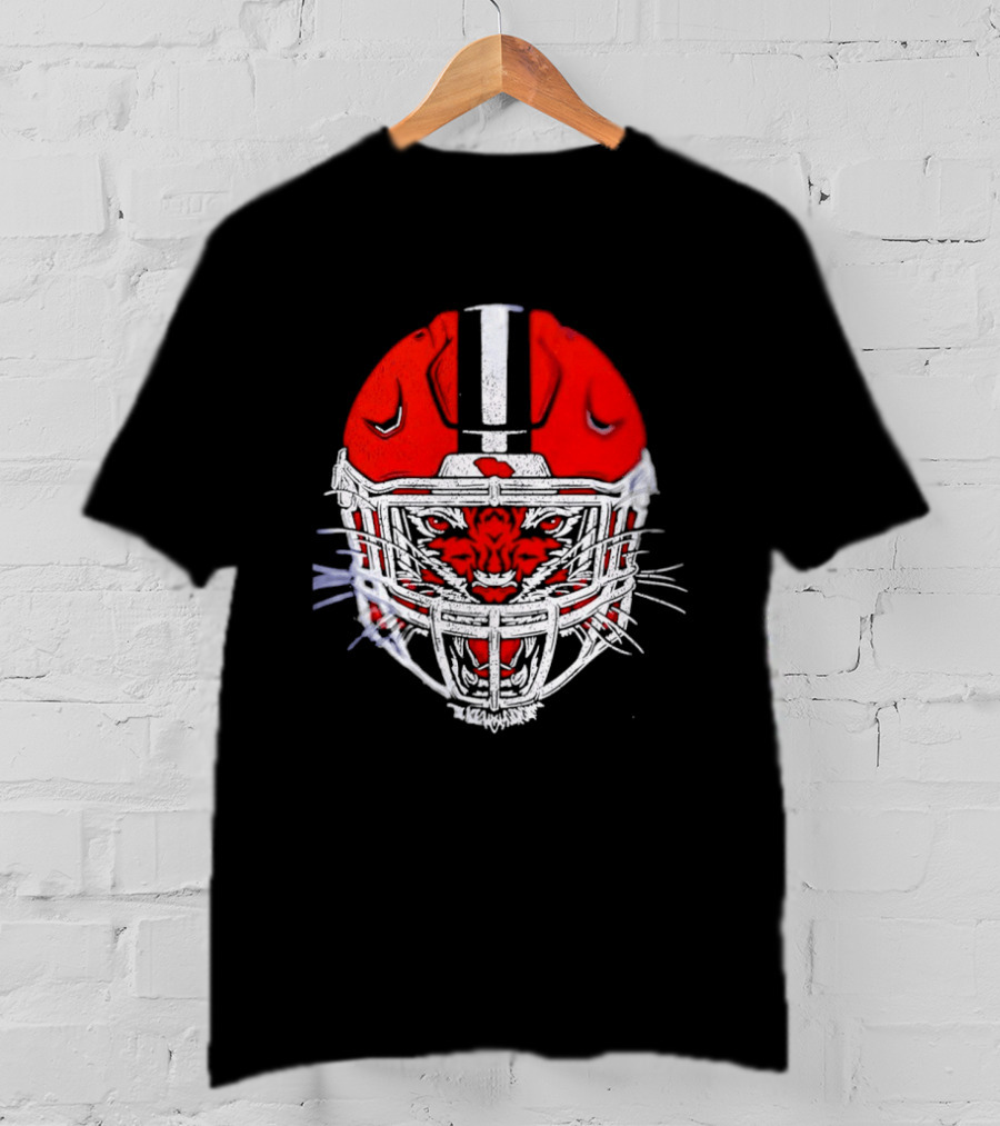 Cincinnati Bengals Tiger Head Football Helmet T-Shirt