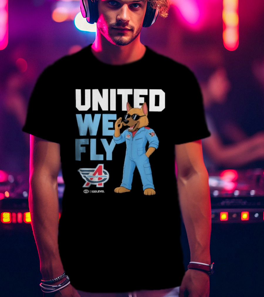 United We Fly Columbus Aviators UFL Maverick Navy T-Shirt