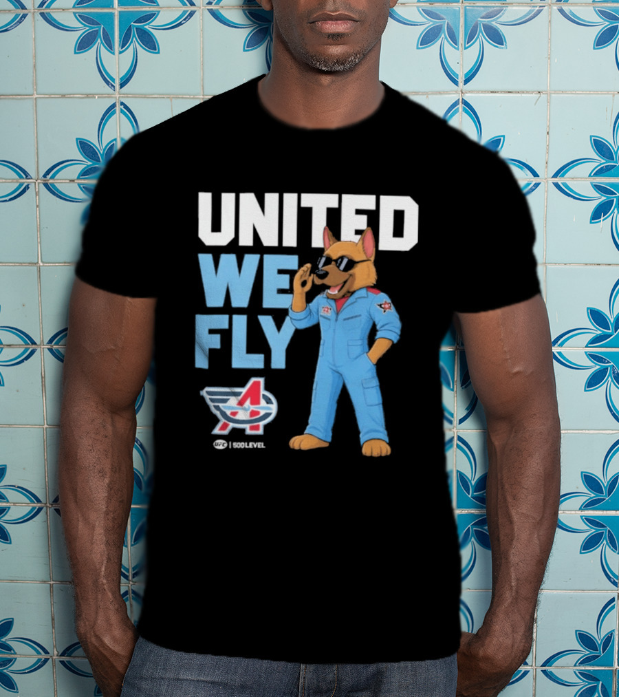 United We Fly Columbus Aviators UFL Maverick Navy T-Shirt