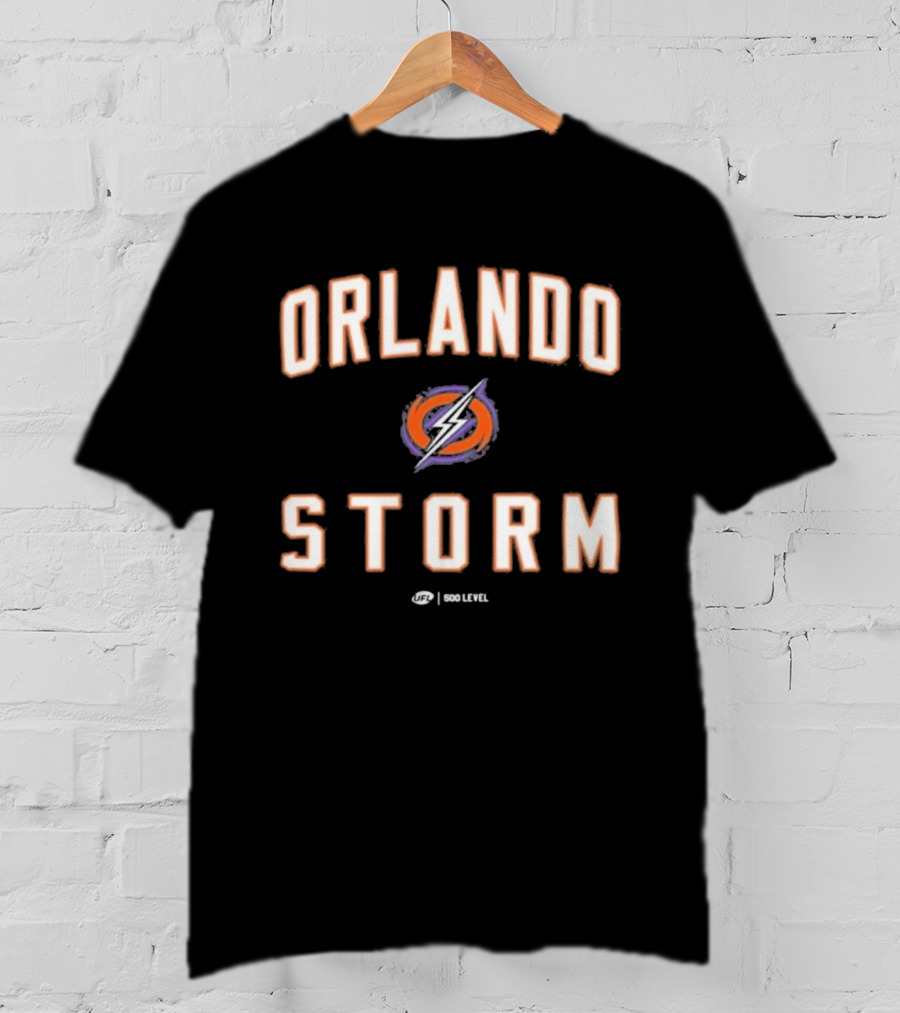 Orlando Storm UFL Good Level Purple Lightning T-Shirt