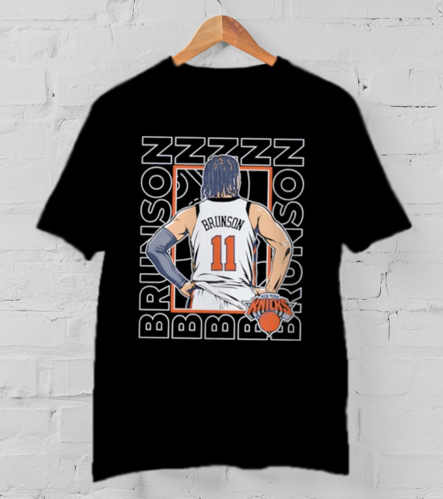 Jalen Brunson New York Knicks ZZZ ZZZ 11 Basketball Star T-Shirt
