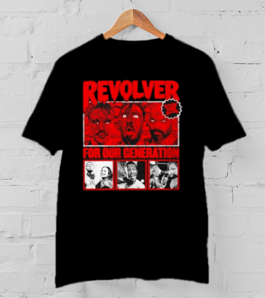 Revolver Horror Faces For Our Generation T-Shirt