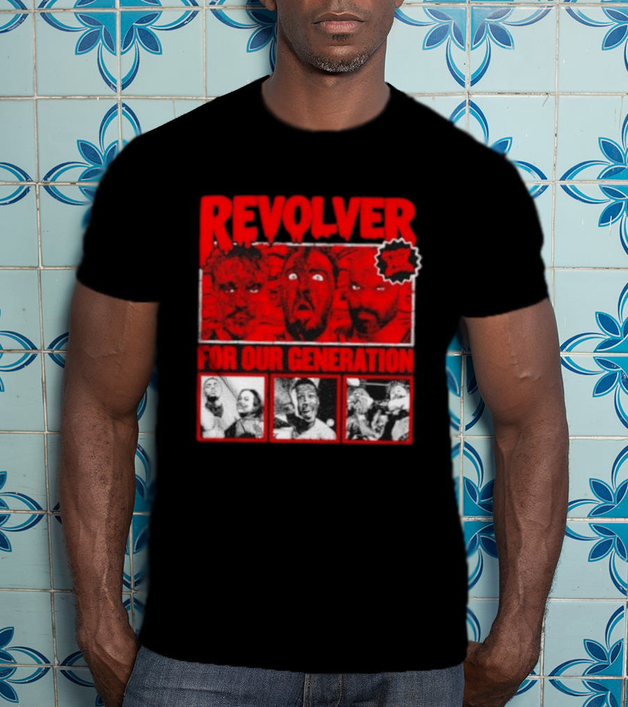 Revolver Horror Faces For Our Generation T-Shirt
