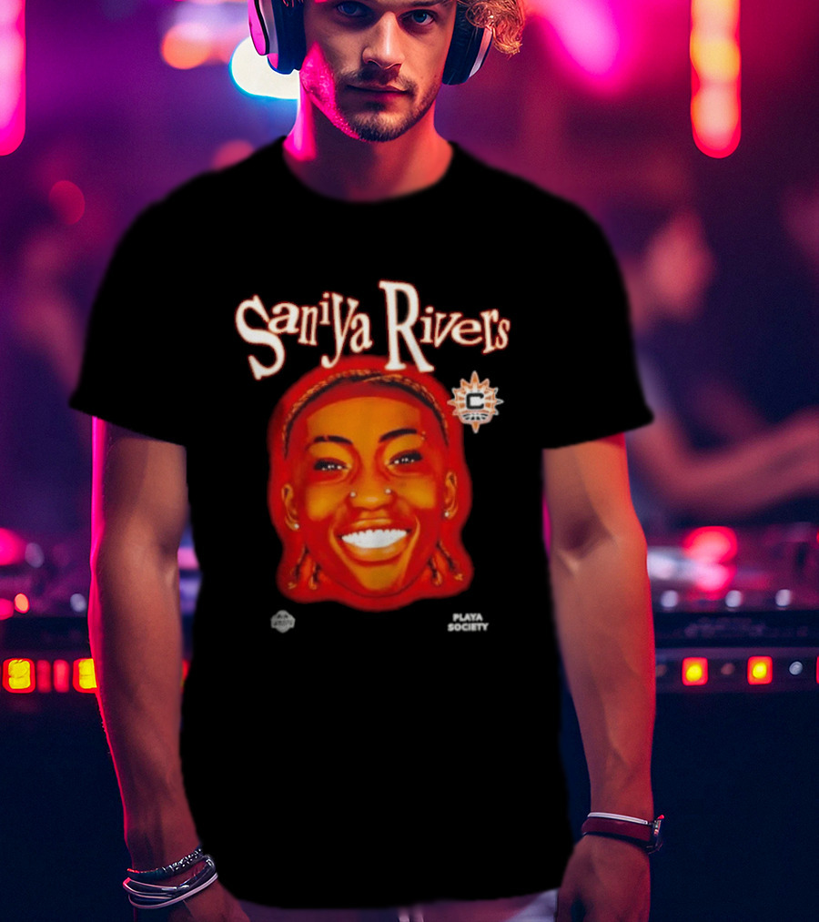 Saniyya Rivers Connecticut Sun Player Galaxy Big Head T-Shirt