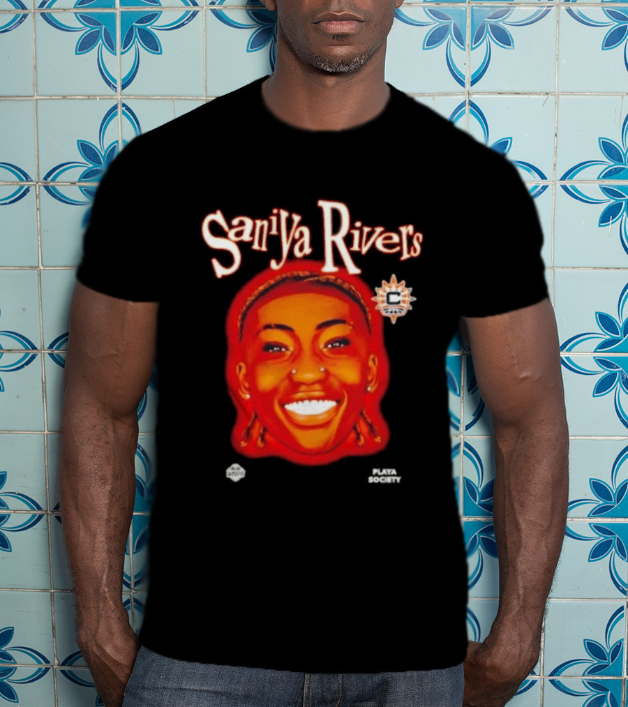 Saniyya Rivers Connecticut Sun Player Galaxy Big Head T-Shirt
