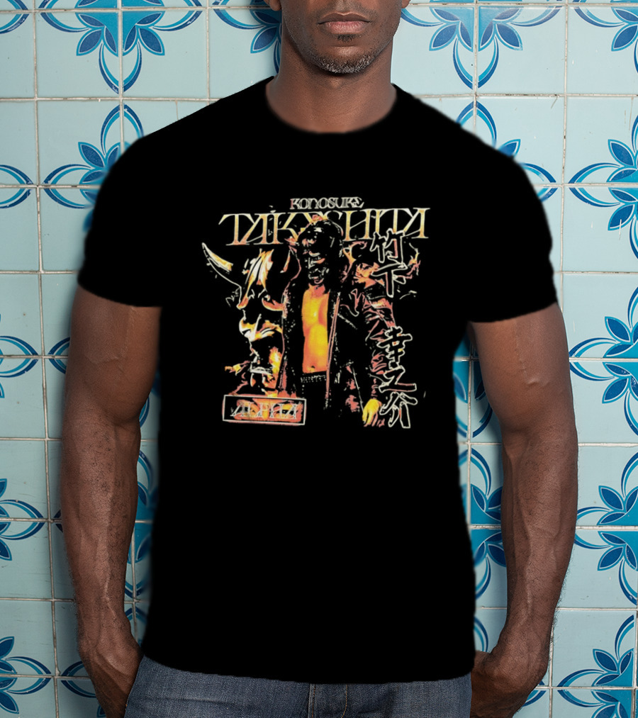 Konosuke Takeshita AEW Wrestling Alpha Athlete T-Shirt