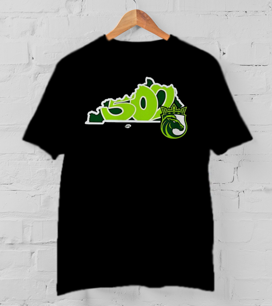 Louisville Kentucky 502 Xtreme United Football UFL Dragon Crest T-Shirt