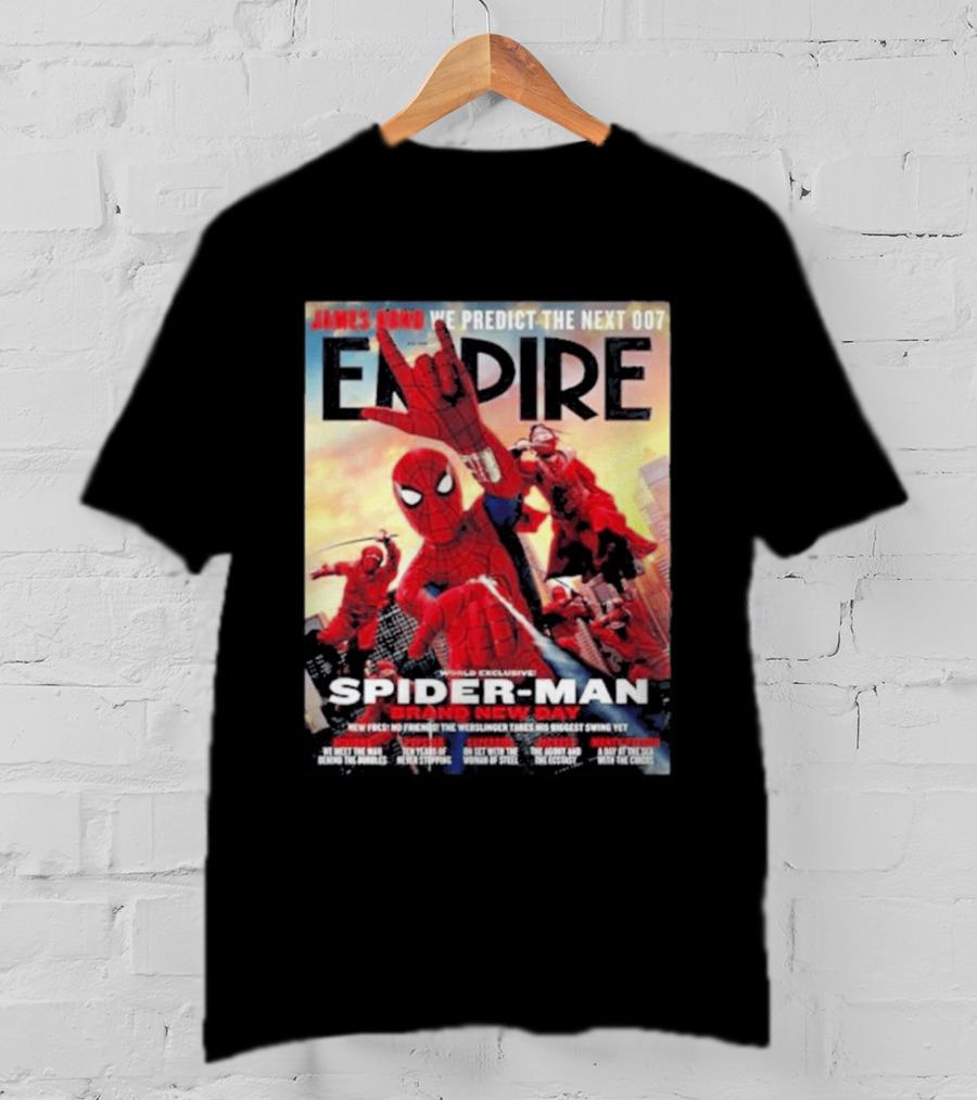 Empire Magazine Spider Man Brand New Day The Webslinger Takes His Biggest Swing Yet T-Shirt
