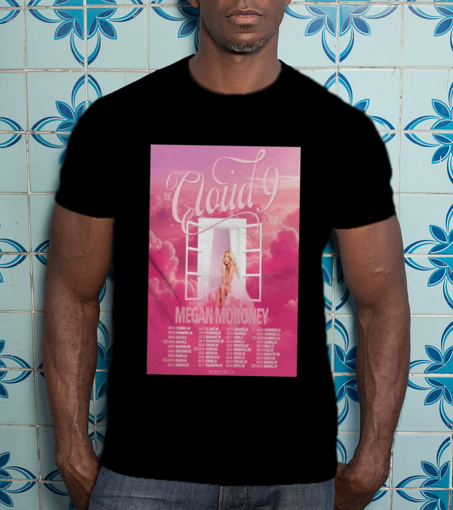 The Cloud 9 Tour Megan Moroney Chicago June 02 2026 T-Shirt