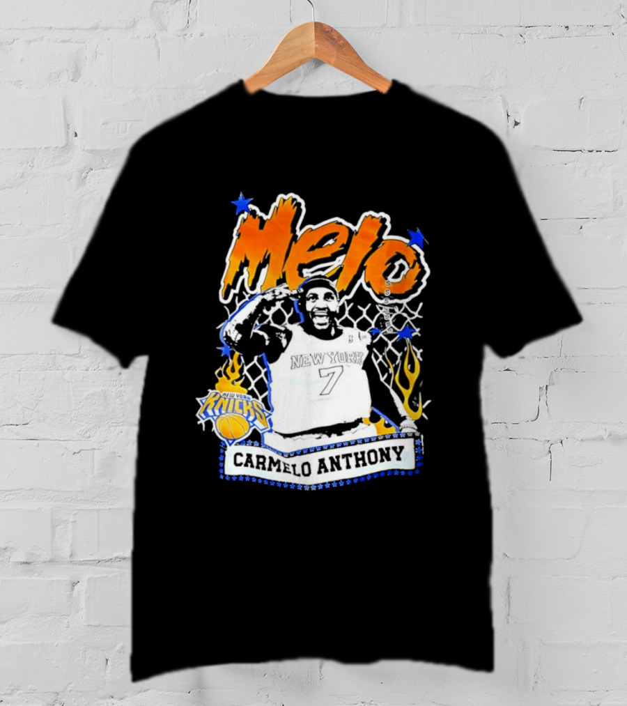 Melo Carmelo Anthony New York Knicks Basketball Star T-Shirt