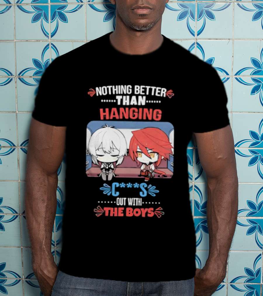 Stelle And Himeko Nothing Better Than Hanging Out With The Boys T-Shirt