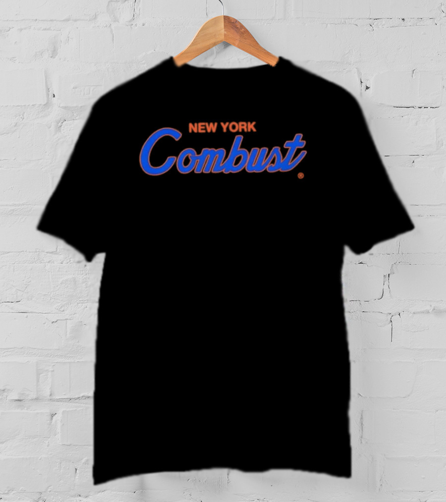 New York Combust Knicks Blue And Orange T-Shirt