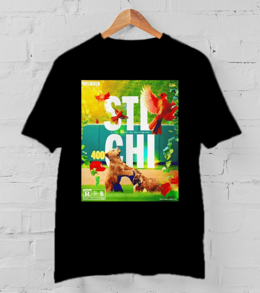 STL CHI St Louis Cardinals Vs Chicago Cubs 400 Stadium Rivalry 9 25 31 T-Shirt