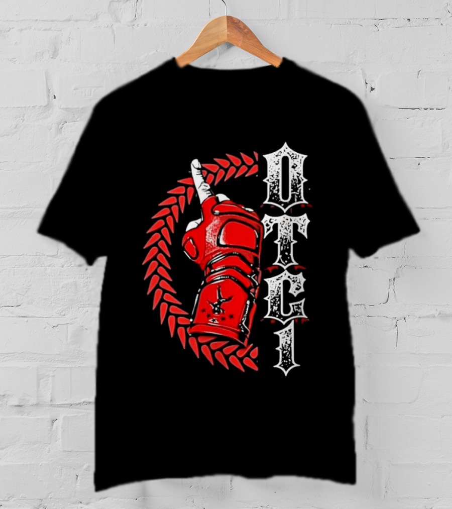 The Elite Bullet Club Pro Wrestling All Elite Wrestling AEW OTTC1 Red Glove T-Shirt