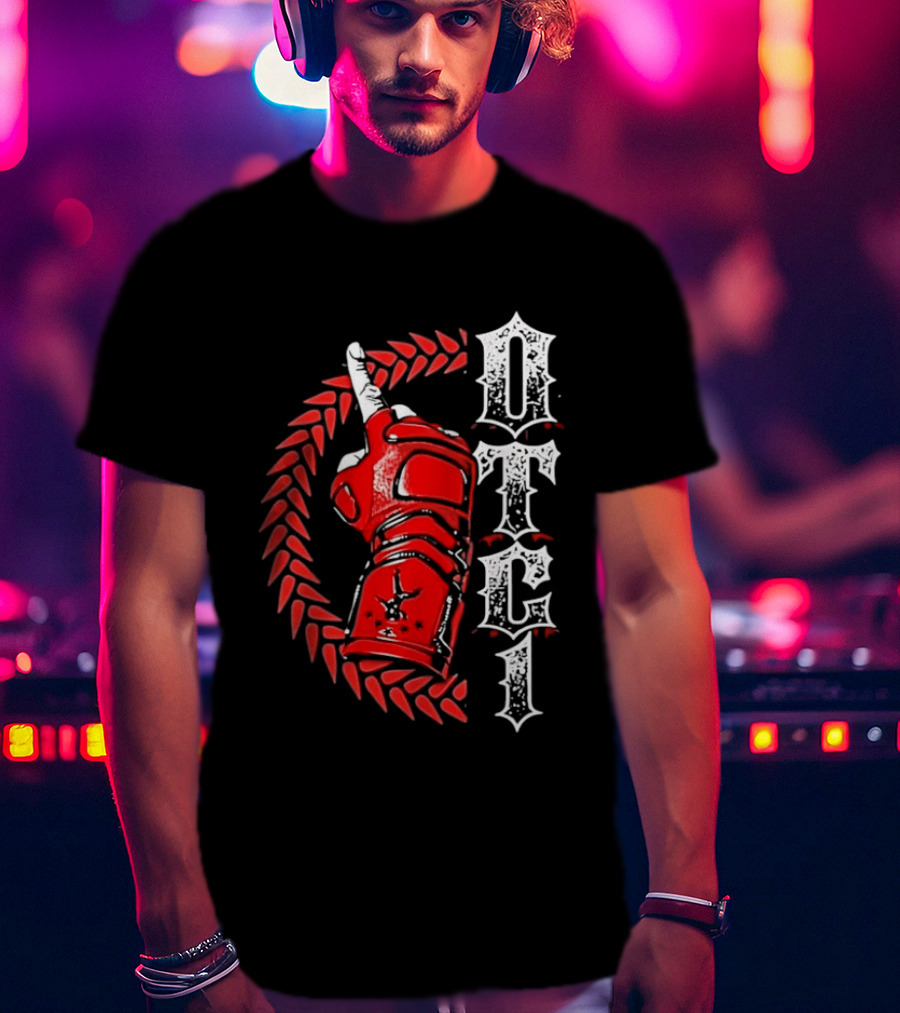 The Elite Bullet Club Pro Wrestling All Elite Wrestling AEW OTTC1 Red Glove T-Shirt