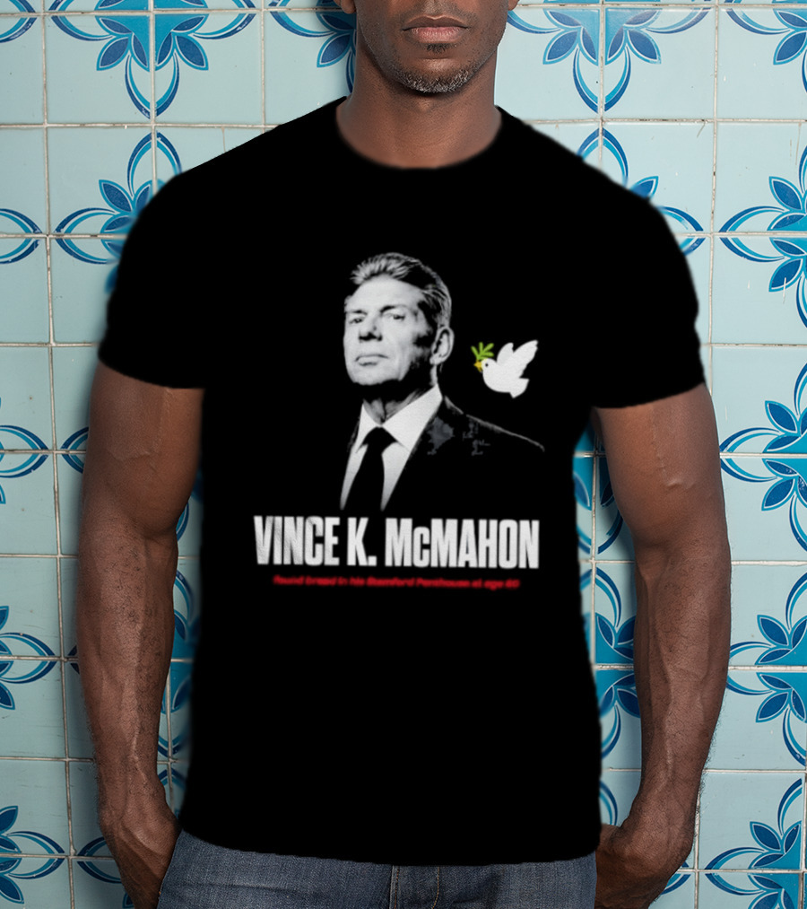 Vince K. McMahon Dove And Clover T-Shirt