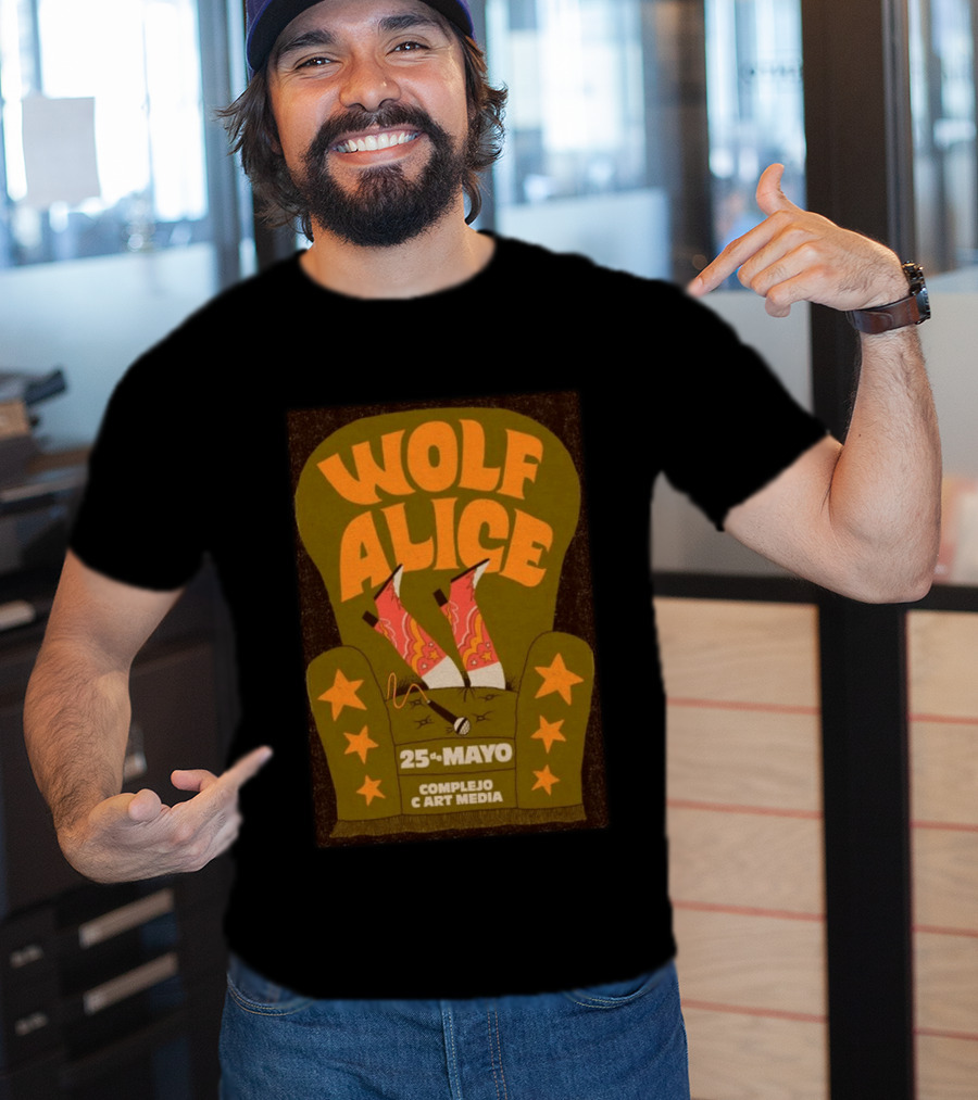 Wolf Alice Complejo C Art Media 25 De Mayo 2026 T-Shirt