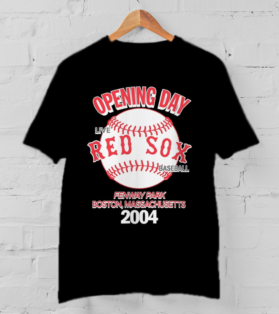 Opening Day Red Sox Fenway Park Boston Massachusetts 2004 T-Shirt