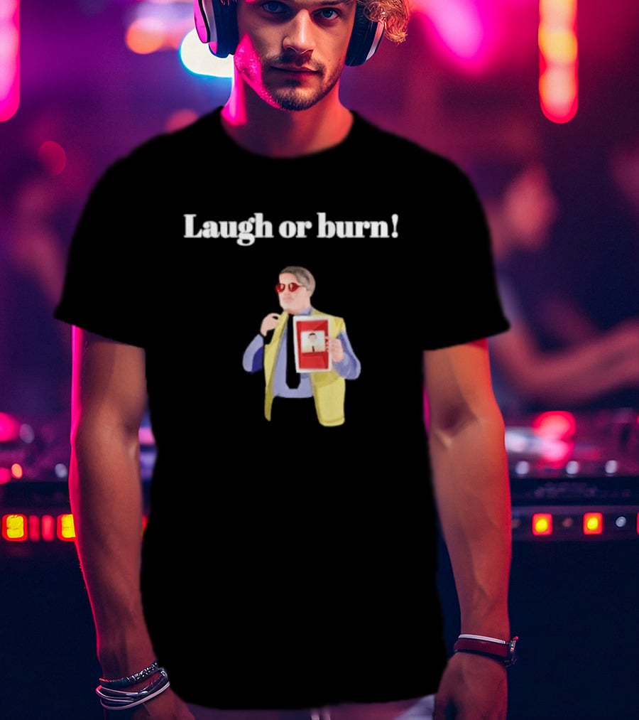Hannibal Lecter Laugh Or Burn Will Graham The Running Man T-Shirt