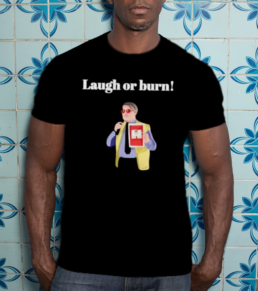 Hannibal Lecter Laugh Or Burn Will Graham The Running Man T-Shirt